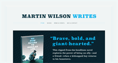 Desktop Screenshot of martinwilsonwrites.com